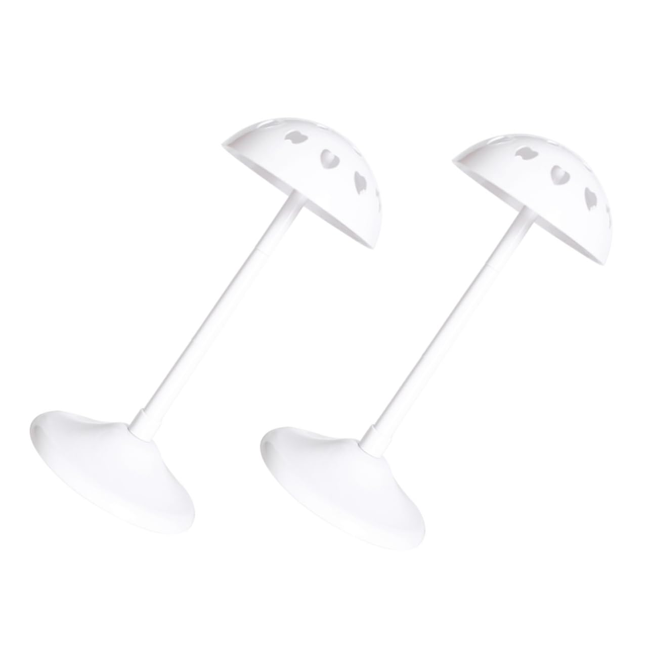 Mikinona Wig Holder Hairpiece Stand Display Stand for Wigs Styling Hanger 2pcs Set