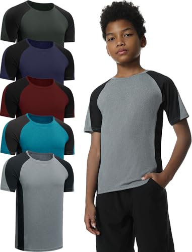 EXARUS Boys Tank Tops Athletic Sleeveless Hoodie Quick Dry Muscle Shirts Hooded Kids Teen Youth