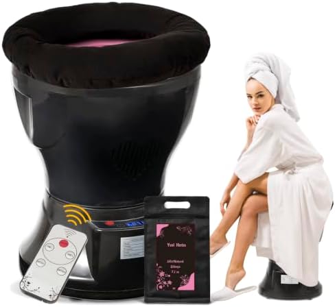 AKSOVA Yoni Seat Kit, Steaming Seat with Yoni Herbs (20 Bags) & U Cushion, V ...