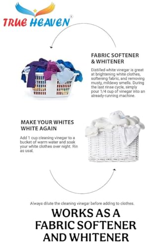 Image of White vinegar for cleaning purpose 1L | With Baking Soda Powder 900 gms | Distilled white cleaning vinegar and Baking Soda Combo Pack |All purpose cleaner For Home And Kitchen (8% Concentrated)