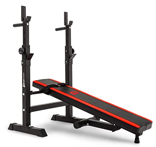 Hop-Sport 1080 halterbank met halterhouder, drukbank, trainingsbank, inklapbaar - Image 8