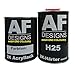 SET AUTO günstig Kaufen-Alex Flittner Designs 1 Liter 2K Acryl Lack Autolack Set für NCS2® GRAU 5502-B