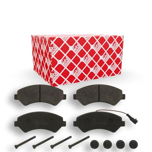 febi bilstein 16840 pastiglie freno con aggiunta di materiale (anteriore) - set di 4 pastiglie disco