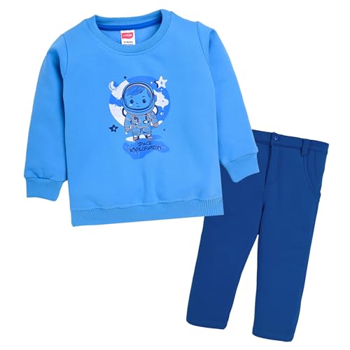 Image of LuvLap Baby Boys Full Sleeve Sweatshirt & Pyjama Sets Pack of 1