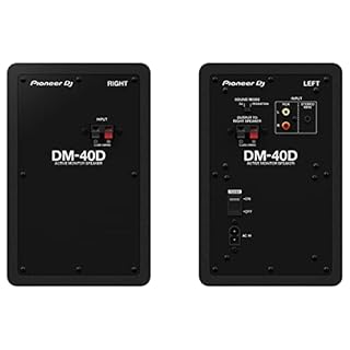 Pioneer DJ DM-40D 4-Inch Desktop Monitor System, Black