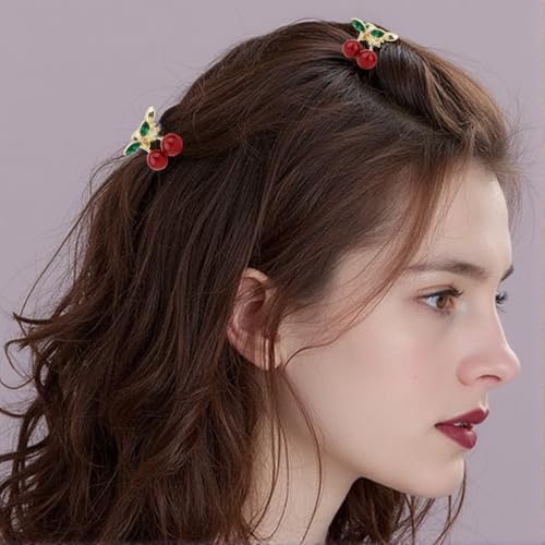 Pinzas pequeñas de metal vintage para cabello miniatura 6