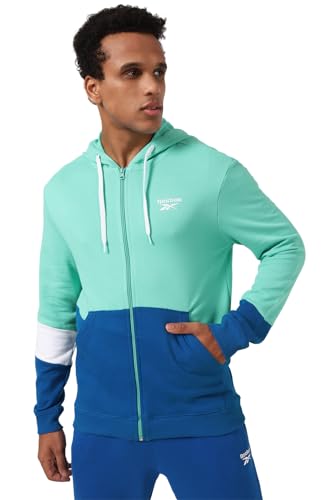 Image of Reebok Men's Cotton Hooded Neck Sweatshirt