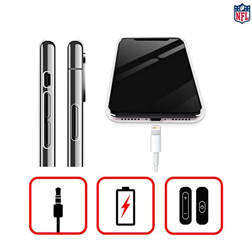 Carcasa rígida Denver Broncos iPhone X de acabado fino 5