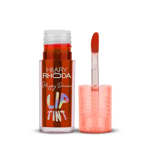 Image of Hilary Rhoda Happy Dream Lip Tint | Hydrating Formula | Infused with Hyaluronic Acid | Cruelty-Free & Glossy Finish | Non-Sticky Formula - 3.7g (Peach Wish- Shade 01)