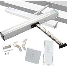 24V Electric Window Opener Drive, Electric Window Opener Actuator, Stroke 300-800 Mm, with Remote Control + Switch, Double Chain/Low Noise, for Skylight Window Greenhouse/Roof Vent