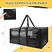 Heavy Duty Extra Large Moving Bags,58 Gallon Jumbo Packing Bags,Huge Moving Storage Bags with Strong Zippers & Carrying Handles,Reusable Big Moving Storage Bags for College Dorm Travel 2Pack