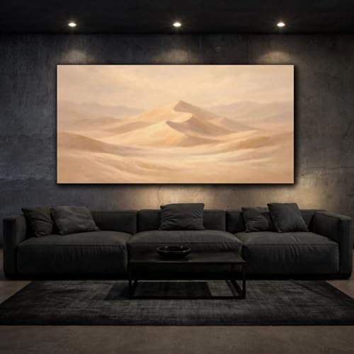 Tableau dunes de désert beige sable 50x25 cm poster canevas - 2