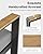 Oasbira Aluminum Outdoor Patio Furniture Set with Coffee Table, 4 Piece Patio Conversation Sets with Washable Thick Cushions, Outdoor Sectional Furniture Set for Poolside, Balcony, Deck, Gray