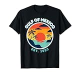 Gulf of Mexico est 1550 Retro Vintage Ocean 2025