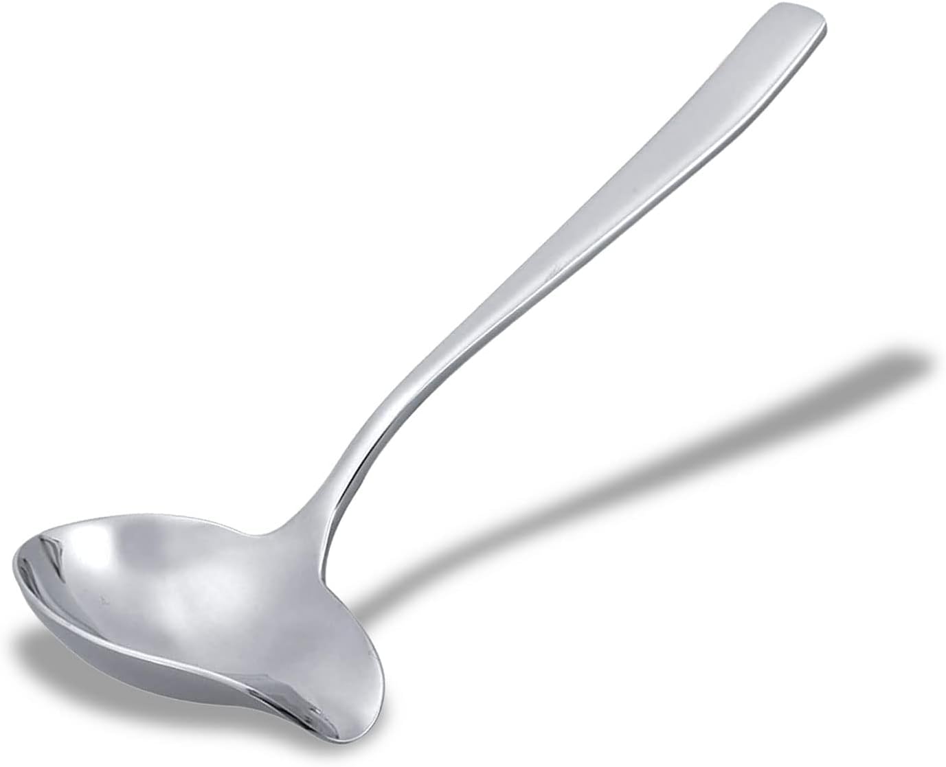 Louche à Sauce En Inox - Mini Cuillère à Bec Verseur - Pour Sauces, Salades, Desserts - Design élégant - 6