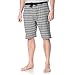 Hanes Men's Big-Tall Knit Sleep Short, Pale Grey Heather/Black, 4X-Large (Pack of 2)