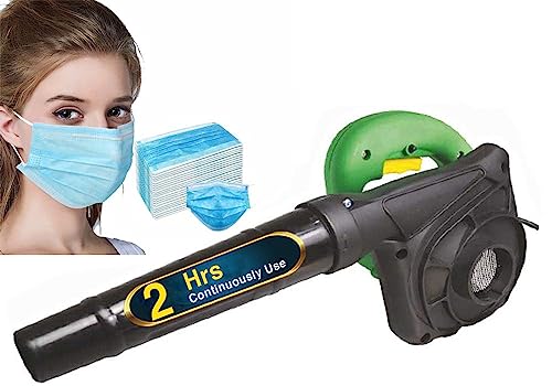 Image of Elmico ac cleaner /ac cleaning /2 hrs continuously use /Industrial Extra Heavy Duty guaranteed motor EB-8 With 3Ply mask 5pc / 100% copper armature / Blowers for Cleaning Dust /Dust Remover /Pc Cleaner /Electric Air Blower /Leaf Blower /Ac Cleaner