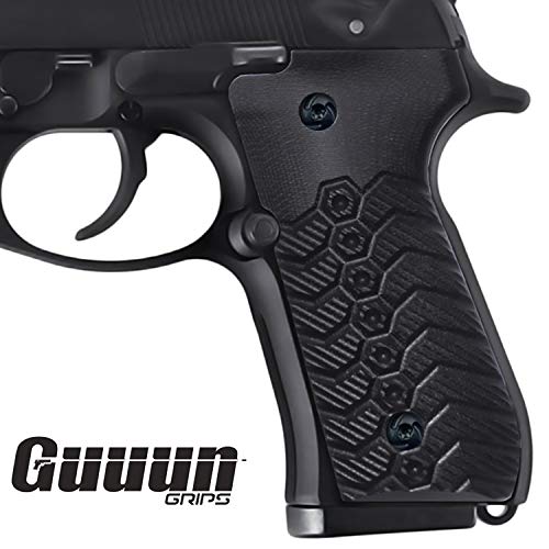 Guuun Beretta 92fs Grips G10 Slim Mechanical Texture Full Size M9 92A1 96A1 92 INOX Grip