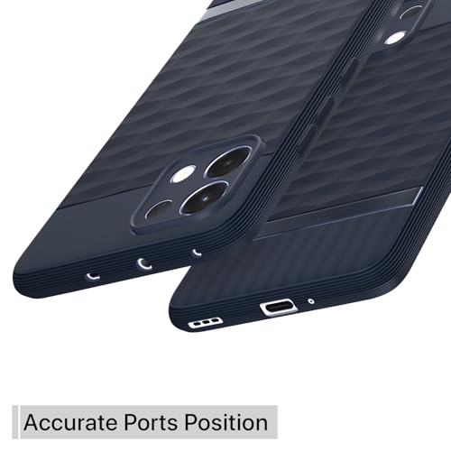 Image of Pikkme Back Cover for Oppo K13 5G Camera Protection 3D Hexa Cube Design Silicone Protective Bumper Case (Blue)