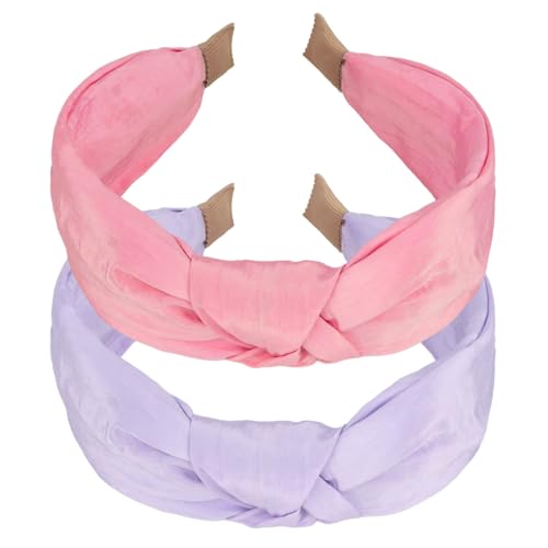 AMCAMI ���іڃw�b�h�o���h 2�p�b�N�A�t�@�b�V���� �m���X���b�v �t�@�u���b�N ���C�h�m�b�g�w�b�h�o���h ���f�B�[�X & �K�[���Y�p�A�s���N&�p�[�v��