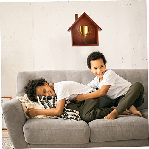 Support de rangement mural en bois étagère maison décorative intérieure - 3