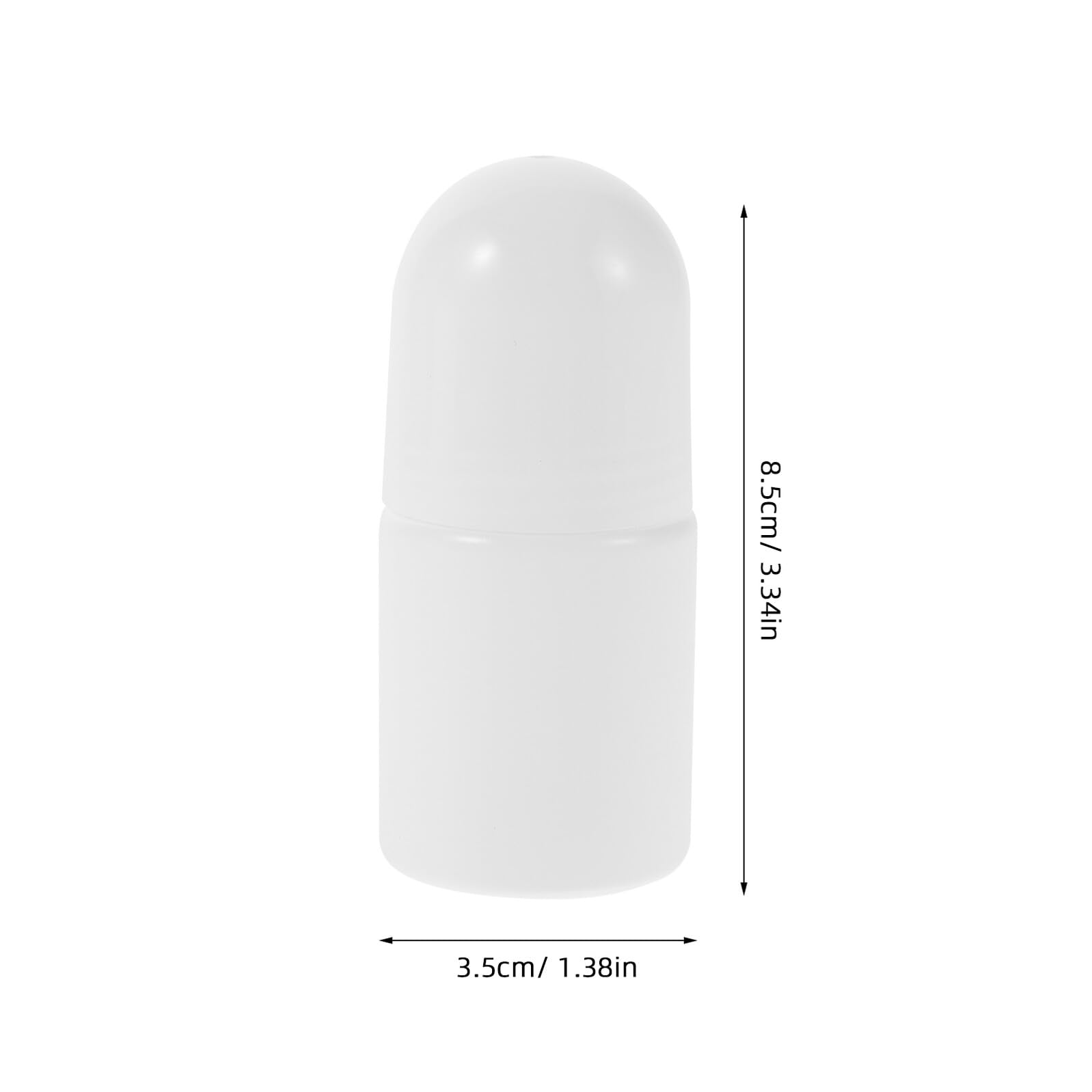 Gatuida Bottiglia Roll-on Ricaricabile 50ml in Plastica Bianca | 30 Pezzi, Sigillo a Perdite, Resistente Agli Urti, per Skincare e Viaggio