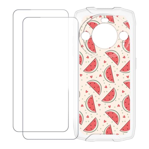 UOGNADGD Blackview BV9300 Pro �Ƃ̌݊������� �J�X�^���J���t���P�[�X�{�����K���X�ی�t�B����2���t�� ? �Ռ��z�������h�~ (�X�C�J)