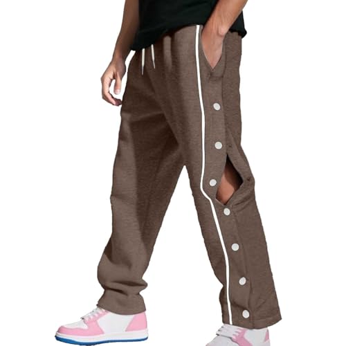 Pantalon décontracté homme confortable hiver coupe ample