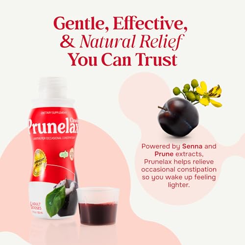 Image of Prunelax Ciruelax Regular Strength Liquid Laxative - Gentle Relief for Occasional Constipation, Made with Natural Senna, Predictable Relief, Gluten-Free, Works in just 8 to 12 Hours - 4.05 fl oz