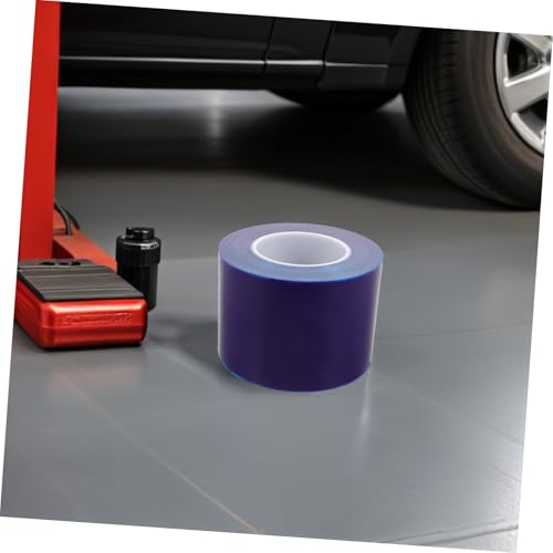 Cinta protectora para llantas Mikinona, 4 pulgadas x 656 pies, adhesiva resistente de polietileno para protección de rines de aleación, cinta para instalación de llantas sin cámara miniatura 5