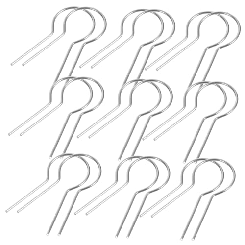 Housoutil 100pcs R Shaped Ceramic Firing Needles Durable Heat Resistant Tools for DIY Jewelry Making for Kiln Accessories and Crafting Ceramic Ornaments