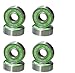 Mini Skater Skateboard Bearings for Skate ,Deck Longboard , Green (16 PCS)