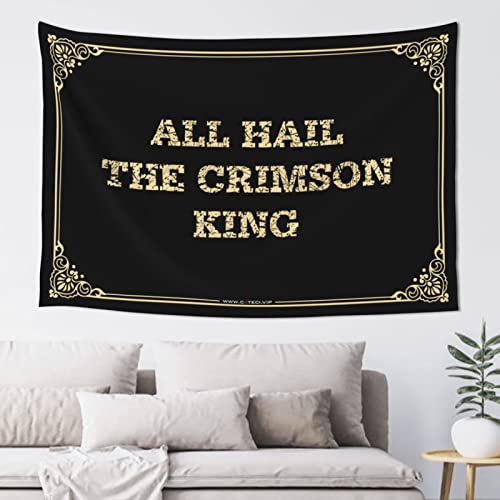 Man Cave All Hail The Crimson King �^�y�X�g���[ �z�[���o�[���� �j�̓��A�A�N�Z�T���[�Ƒ���(75X100cm)
