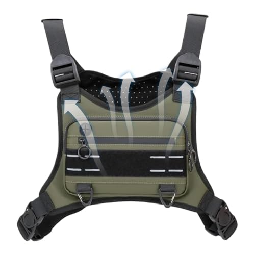 Bolsa pechera hombre deportiva que no rebota chaleco impermeable de trekking