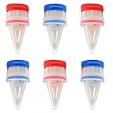 Spirituosen-Ausgießer Flaschen Ausgießer Spender Stopfen Flasche Konische Portionierer Silikon Flaschenverschlüsse Milchausgießer Stopper Ausgießer,für Flaschen Spirituosen öl Wein Milch Getränke 6pcs