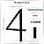 5 Inch Floating House Number 4, VONDERSO Black Metal Modern Outdoor Address Sign for Yard Street and Mailbox, Zinc Alloy Solid Address Numbers and Letters with Exquisite Drawing Process