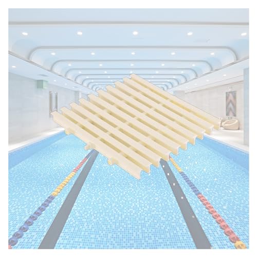 Grille de trop-plein beige 25cm : grille de drainage de sol et d'égout de piscine