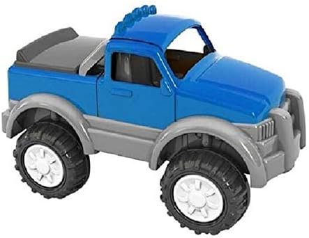 Miniatura 3 de American Plastic Toys Camión gigante para niños, caja de camioneta grande con cubierta tonneau realista, ruedas Knobby y ejes de metal para