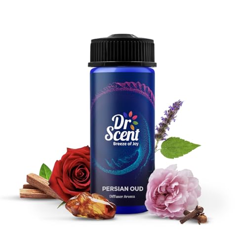 Dr Scent Diffuser Aroma Persian Oud (170ml) for Aromatherapy, Better Sleep, Living Room and Gym