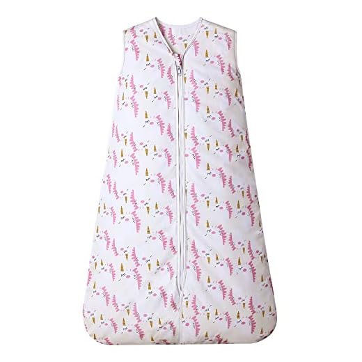 Lictin Gigoteuse Bébé - Réglable Coton Gigoteuse 2.5 Tog Rose, Idéal Cadeau De Naissance 18-36Mois（90-110cm）