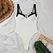NaRHbrg One Piece Swimsuit Women Tummy Control Bathing Suits Color Block Fashion Swimwear Sexy Ladies Slimming Monokini