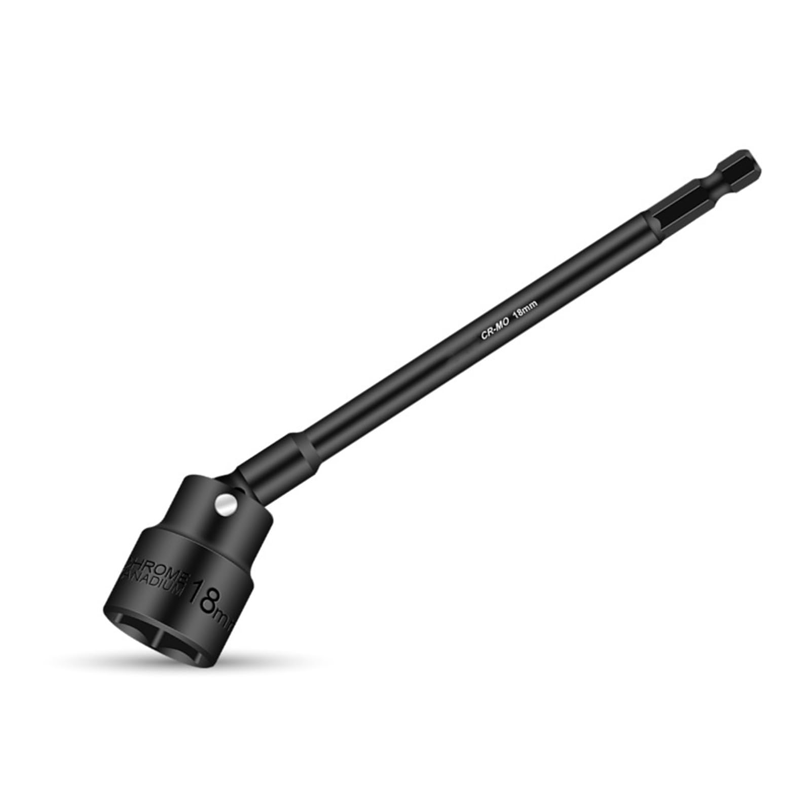 Apglsxy 150X18 Industrial Socket Wrench Adapter Electric Power Drill Socket Adapter 360 Degree Rotatable For Driver Professional Wrench