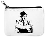 Größe: 12 x 8 cm Frank Sinatra Famous American Singer Black Artwork Münzen Reißverschluss Geldbörse