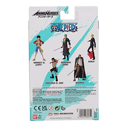 Image of Anime Heroes One Piece Shanks Figure,36935