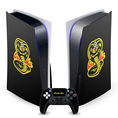 Autocollant PS5 Cobra Kai de protection anti-rayures pour console et manette
