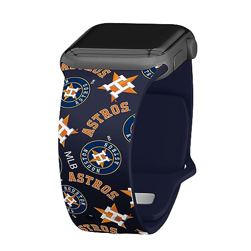 Game Time Houston Astros HD Watch Band Compatible with Apple Watch (38/40/41mm Long Random)