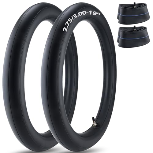 (2-Pack) 2.75/3.00-19 Dirt Bike Inner Tube Heavy Duty 70/100-19 Dirt Bike Tube with TR4 Valve for Surron Talaria EridePro Segway UltraBee and More