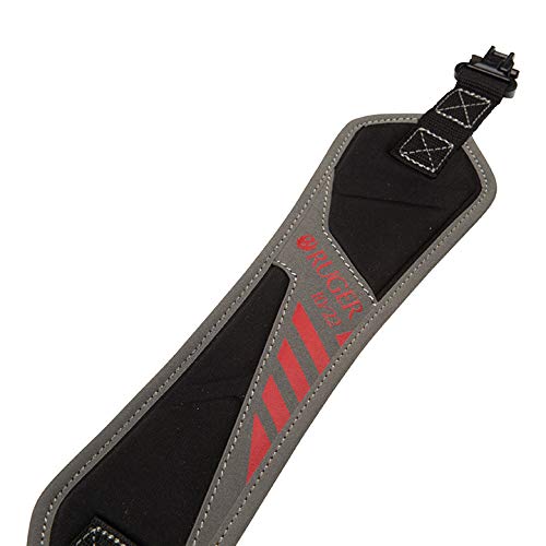 Allen Company Ruger Padded 10/22 Sling With Swivels By Allen, Lightweight, Non-Slip Grip, Heavy Duty 500 Lbs Break Strength Swivels, 1 Inch Web Strap, Black/Gray, One Size #TOP2