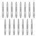 CyeeLife Transparent Alunium-Plastic Dart Shafts 15pcs Clear 48mm