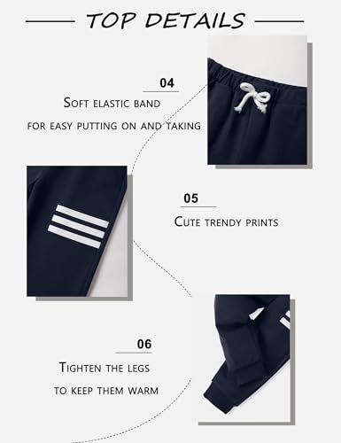 Image of Toddler Boy Clothes Long Sleeve Hoodie Sweatsuits Tops and Pants 2Pcs Boys Fall Winter Outfits Set